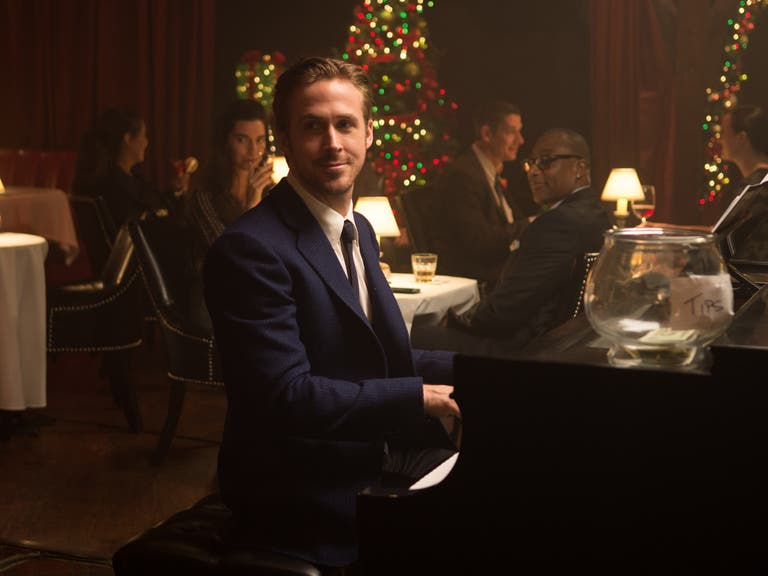 Ryan Gosling at The Smoke House in "La La Land"